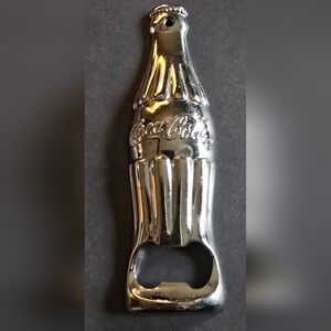 Vintage Coca-Cola Chrome Bottle Opener